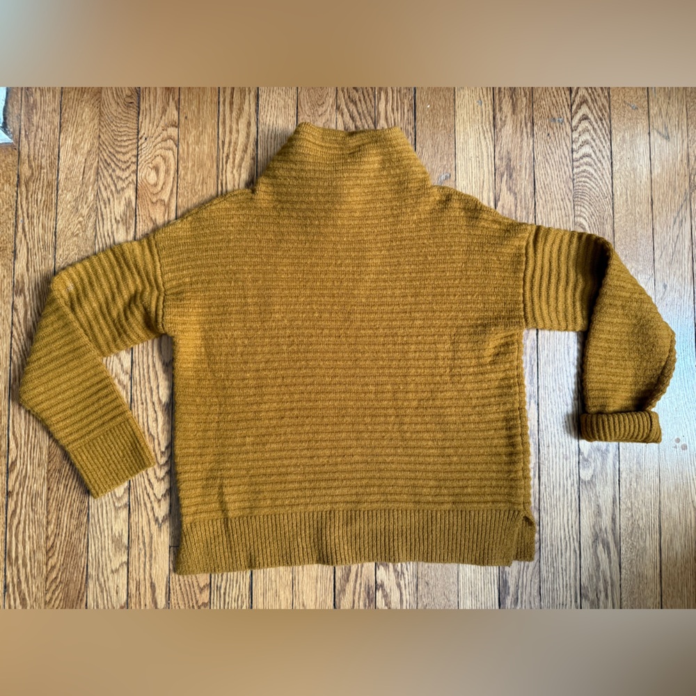 Madewell Mustard Cowl Neck Sweater - Size XXS